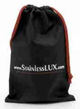 StainlessLUX 73344 Brilliant Stainless Steel Wine Glass / Wine Tasting Goblet (New version with 1/4" taller)