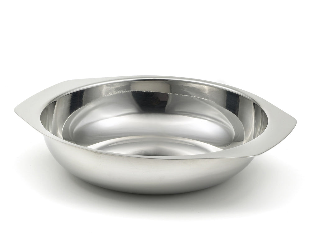 StainlessLUX 75117 Brilliant Stainless Steel Salad Bowl / Side Dish (7.25 by 5 by 2.4 Inches)