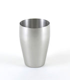 StainlessLUX 77315 Brilliant Stainless Steel Small Drinking Glass Set (8 Oz) / Small Tumbler Set (4 Tumblers / Set)