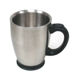 StainlessLUX 73297 Brushed Double-walled Stainless Steel Mug (16 Oz.)