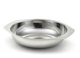StainlessLUX 77542 Four-Piece Brilliant Stainless Steel Salad Bowl / Side Dish Set