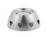 StainlessLUX 76133 Brushed Stainless Steel Tealight Candle Holder