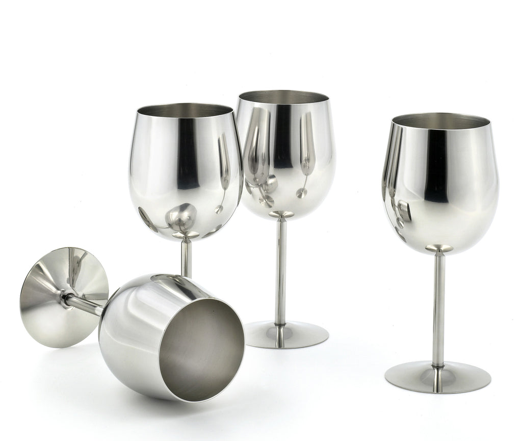 Cheers Around The World - Stemless Wine Glass - Set of 4
